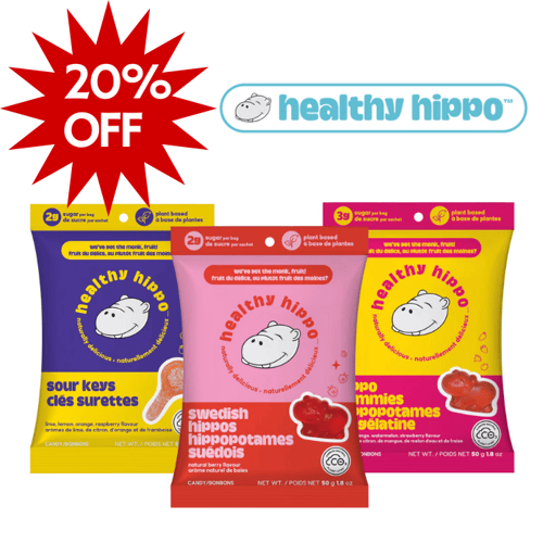HEALTHY HIPPO 20% OFF