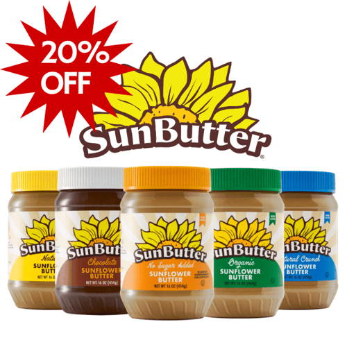 SUNBUTTER 20% OFF