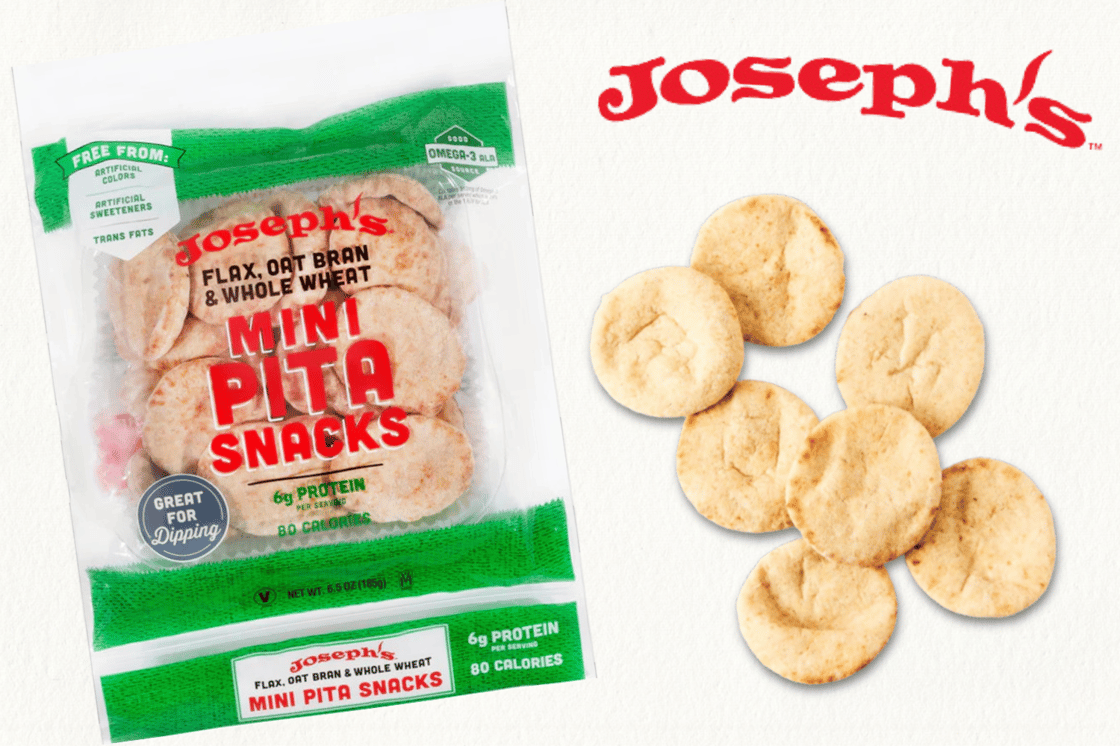joseph's clean mini pita snacks