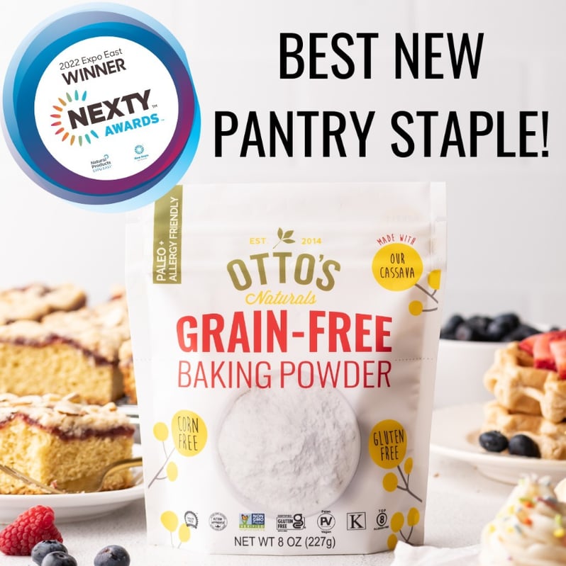 ottos grain free baking powder nexty award